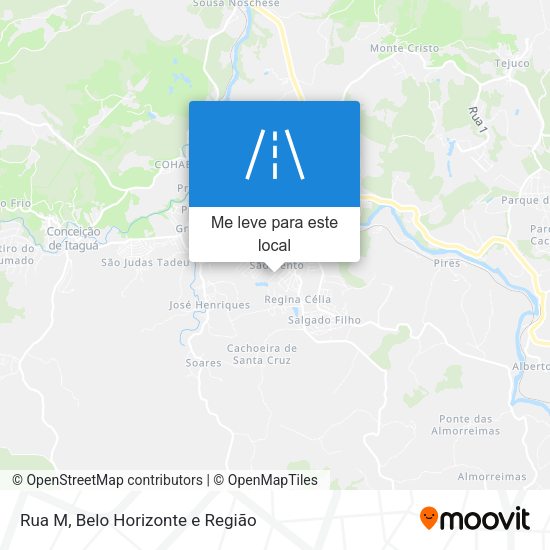 Rua M mapa
