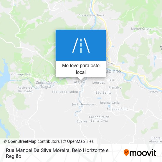 Rua Manoel Da Silva Moreira mapa