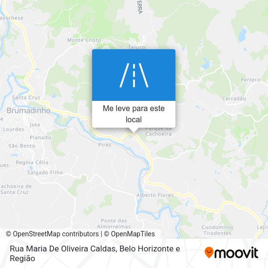 Rua Maria De Oliveira Caldas mapa