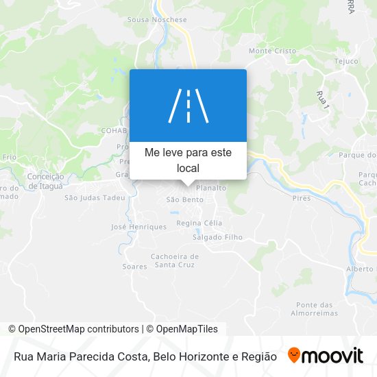 Rua Maria Parecida Costa mapa