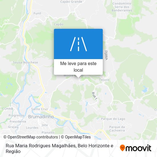 Rua Maria Rodrigues Magalhães mapa