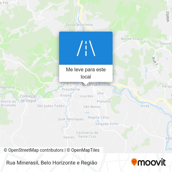 Rua Minerasil mapa