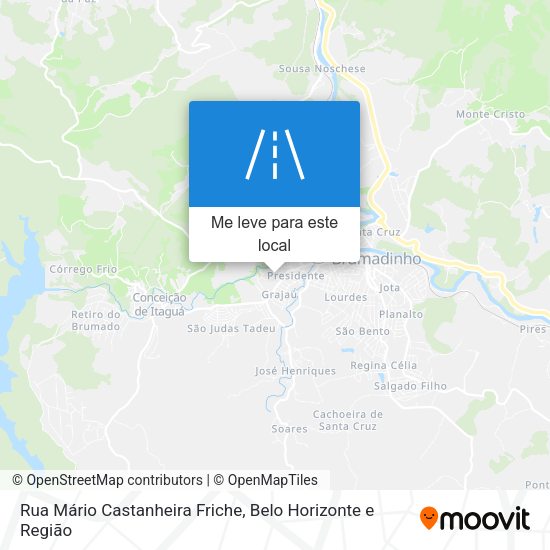 Rua Mário Castanheira Friche mapa