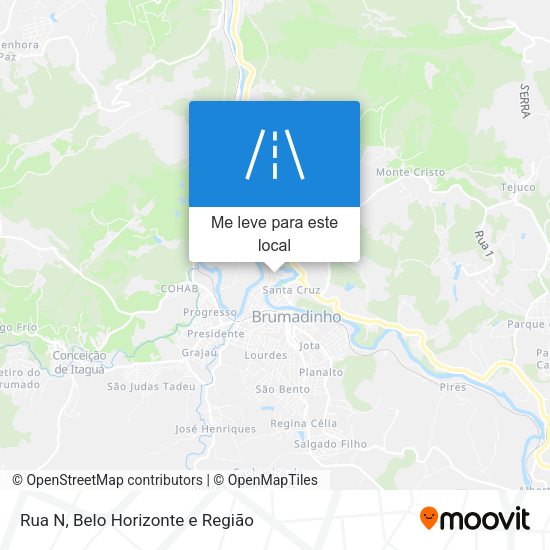 Rua N mapa