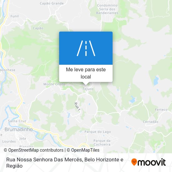 Rua Nossa Senhora Das Mercês mapa