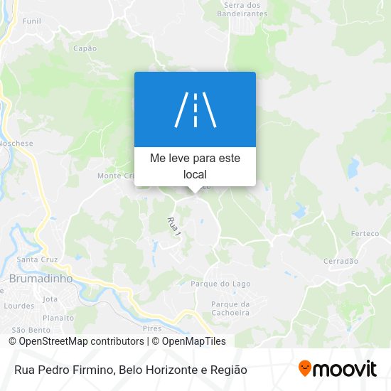 Rua Pedro Firmino mapa