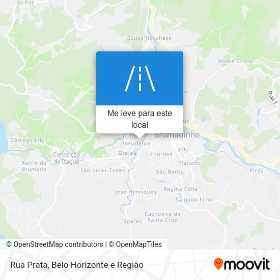 Rua Prata mapa