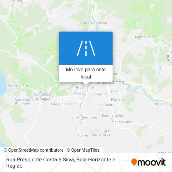 Rua Presidente Costa E Silva mapa