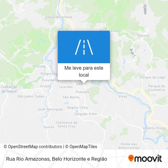 Rua Rio Amazonas mapa