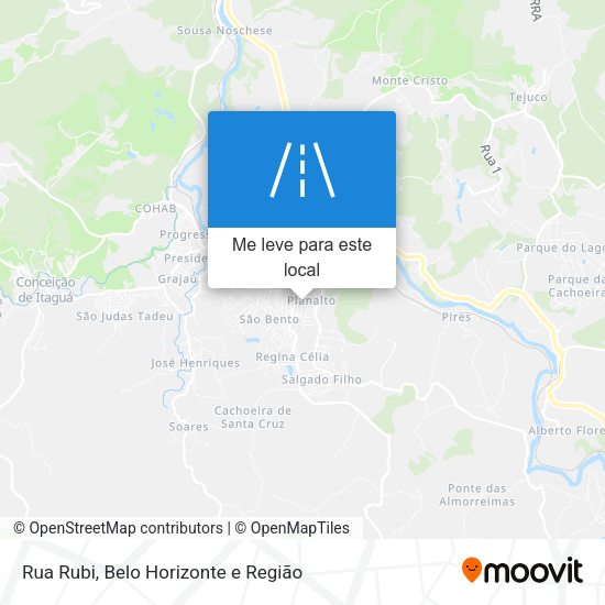 Rua Rubi mapa