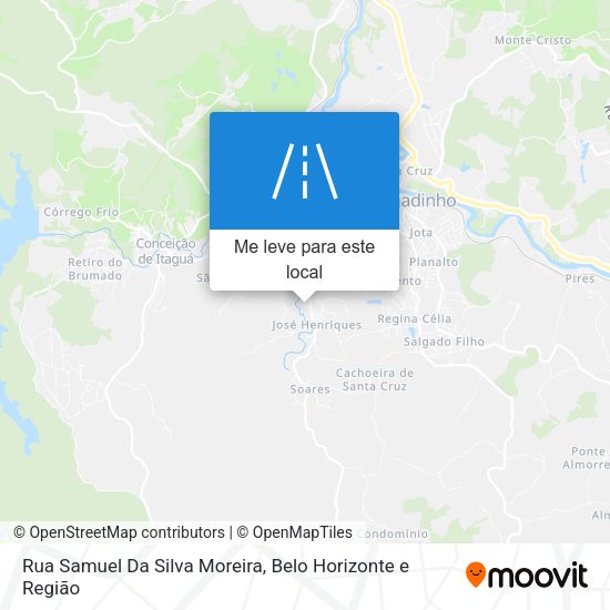 Rua Samuel Da Silva Moreira mapa