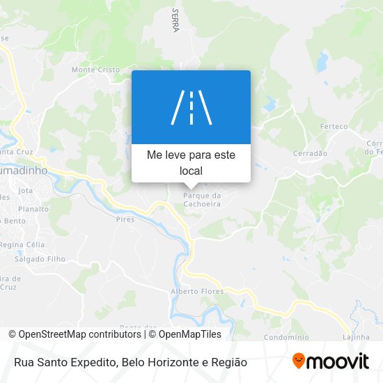 Rua Santo Expedito mapa