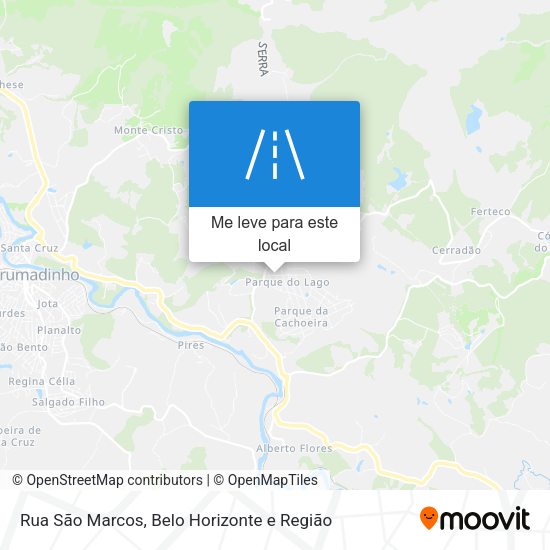 Rua São Marcos mapa
