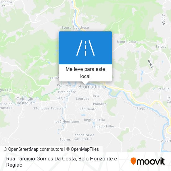 Rua Tarcísio Gomes Da Costa mapa