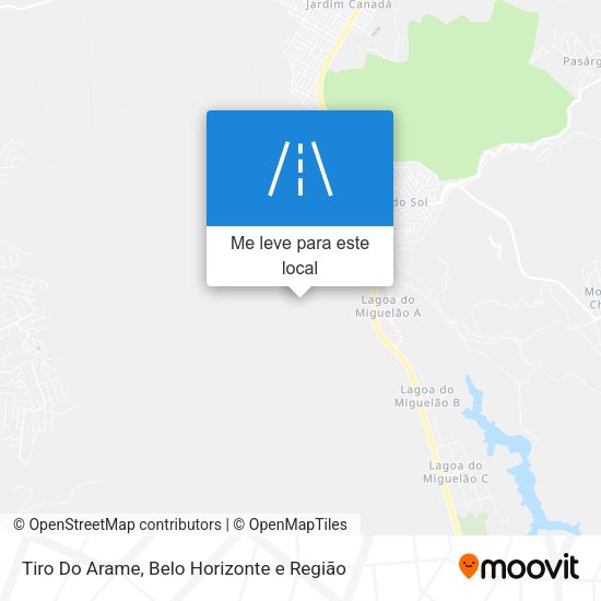 Tiro Do Arame mapa