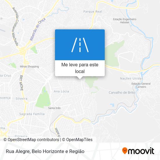Rua Alegre mapa