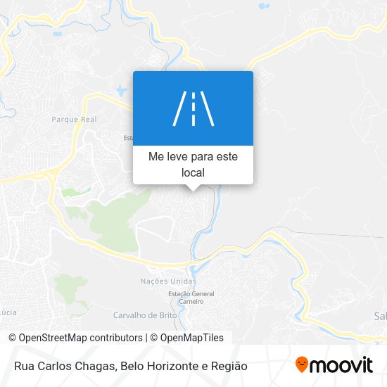 Rua Carlos Chagas mapa
