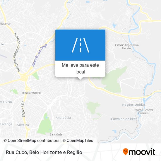 Rua Cuco mapa
