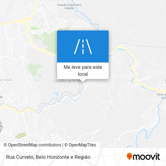 Rua Curvelo mapa