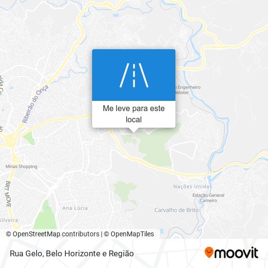 Rua Gelo mapa