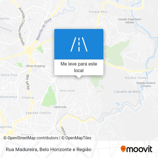 Rua Madureira mapa