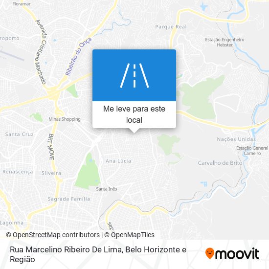 Rua Marcelino Ribeiro De Lima mapa