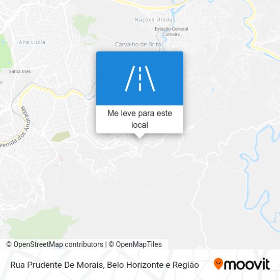 Rua Prudente De Morais mapa