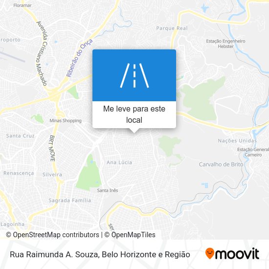 Rua Raimunda A. Souza mapa