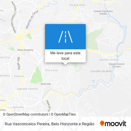 Rua Vasconcelos Pereira mapa