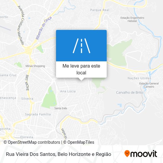 Rua Vieira Dos Santos mapa