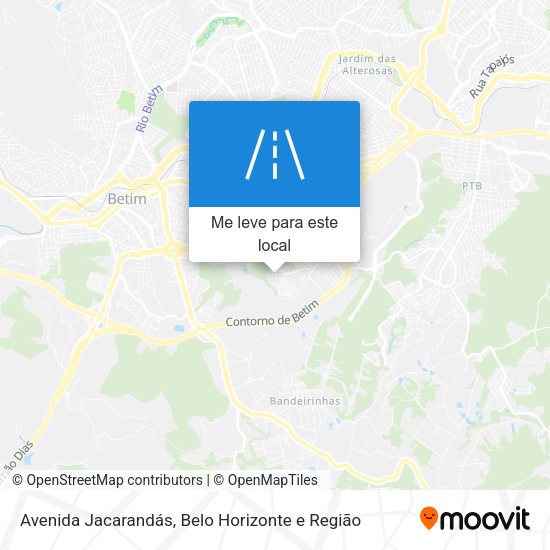 Avenida Jacarandás mapa