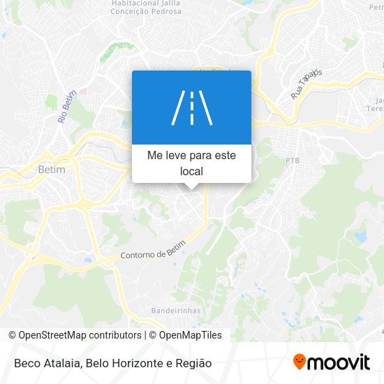 Beco Atalaia mapa