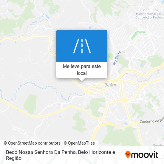 Beco Nossa Senhora Da Penha mapa