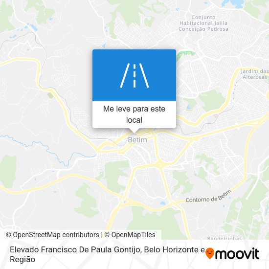 Elevado Francisco De Paula Gontijo mapa