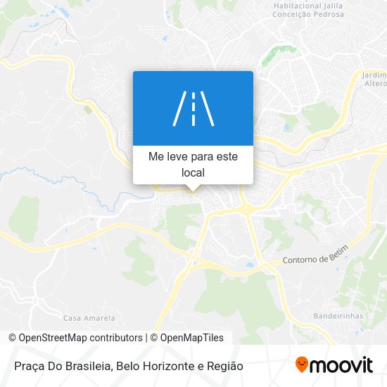 Praça Do Brasileia mapa