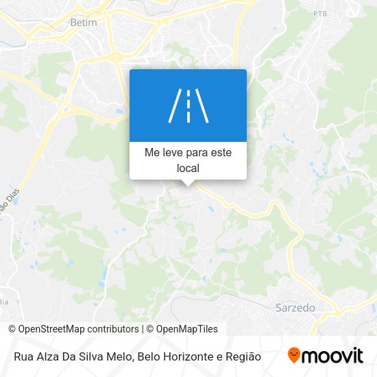 Rua Alza Da Silva Melo mapa
