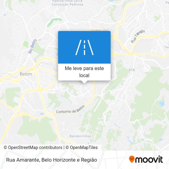 Rua Amarante mapa