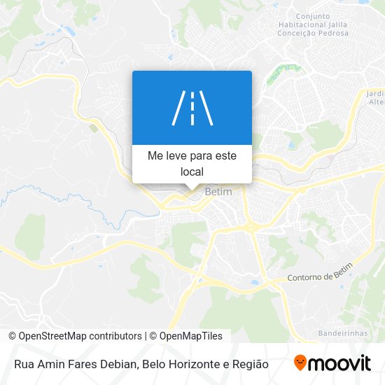 Rua Amin Fares Debian mapa