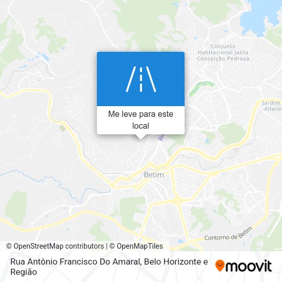 Rua Antônio Francisco Do Amaral mapa
