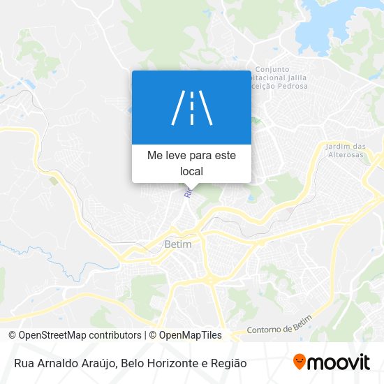 Rua Arnaldo Araújo mapa