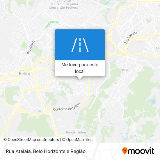 Rua Atalaia mapa