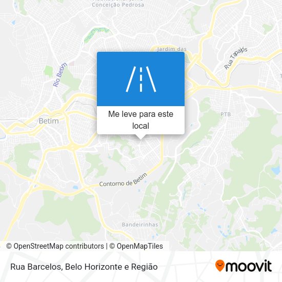Rua Barcelos mapa