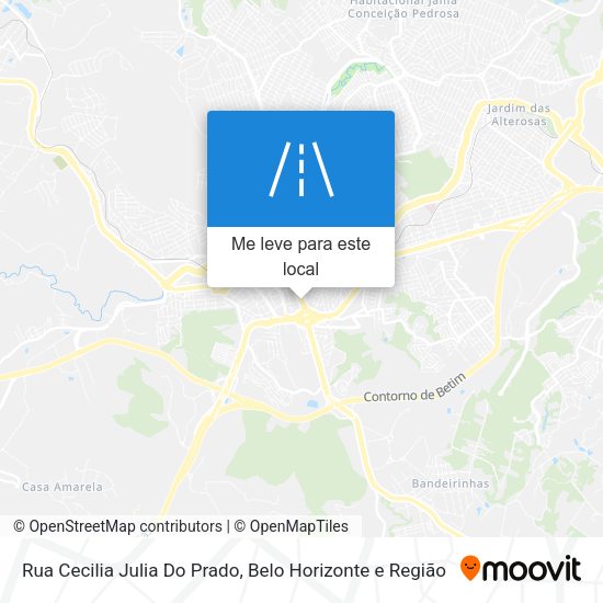 Rua Cecilia Julia Do Prado mapa