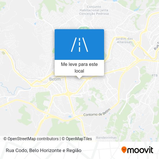 Rua Codo mapa
