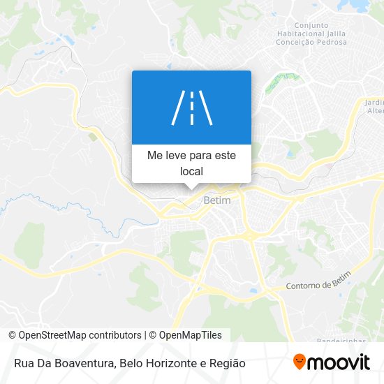 Rua Da Boaventura mapa