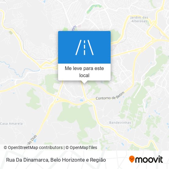 Rua Da Dinamarca mapa