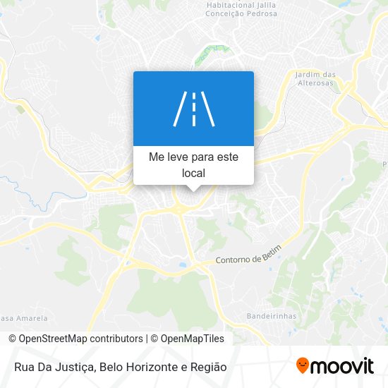 Rua Da Justiça mapa