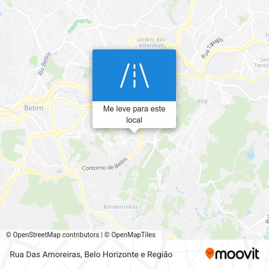 Rua Das Amoreiras mapa
