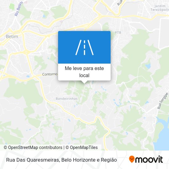 Rua Das Quaresmeiras mapa