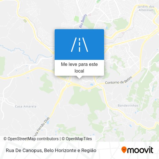 Rua De Canopus mapa
